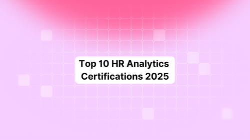 Top 10 HR analytics certifications 2026